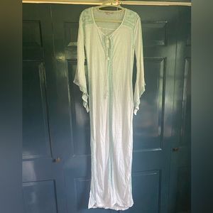 Calypso white dress/caftan size 0